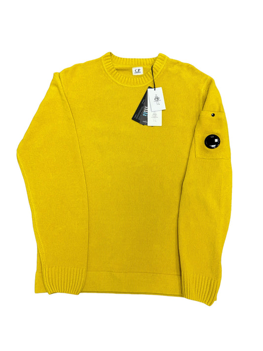 C.P Company Knitwear "Fine Chenille" Crew Neck Jumper - Yellow - Colour #239