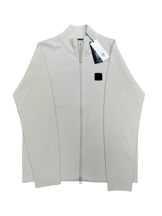 C.P Company Knitwear "Merino Wool" Cardigan - Beige - Colour #116